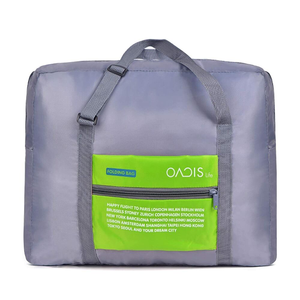 Foldable Travel Duffel Bag, Lightweight Durable Tear Resistant Large Compartment